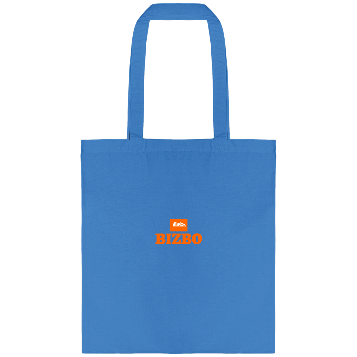 tote bag en coton avec logo orange