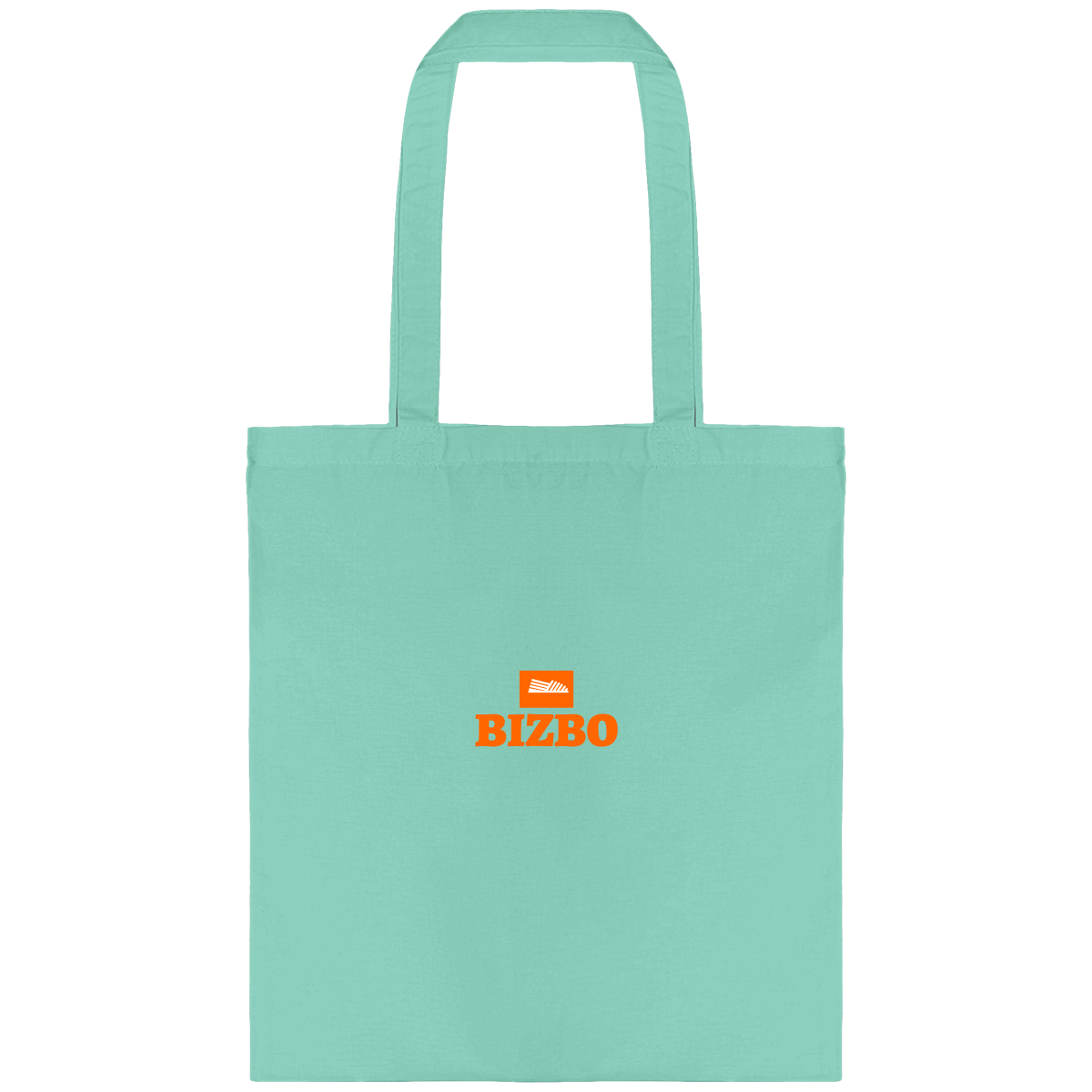 tote bag en coton avec logo orange