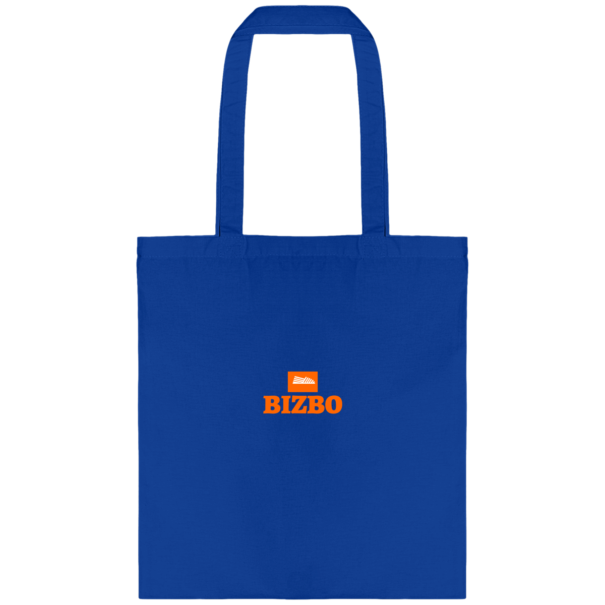 tote bag en coton avec logo orange