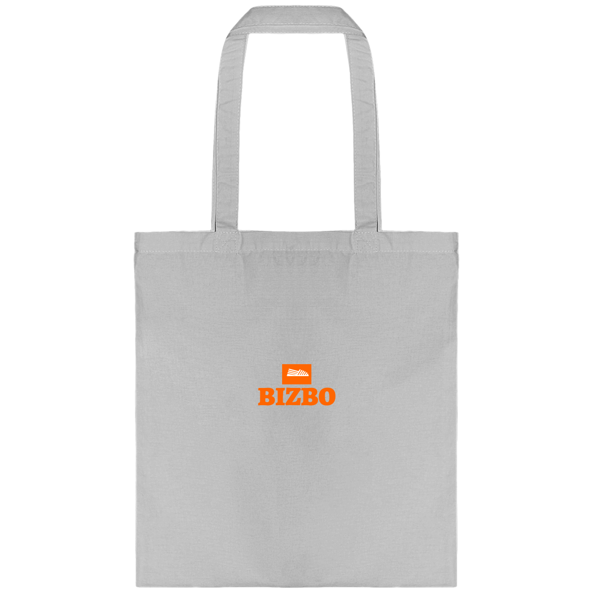 tote bag en coton avec logo orange