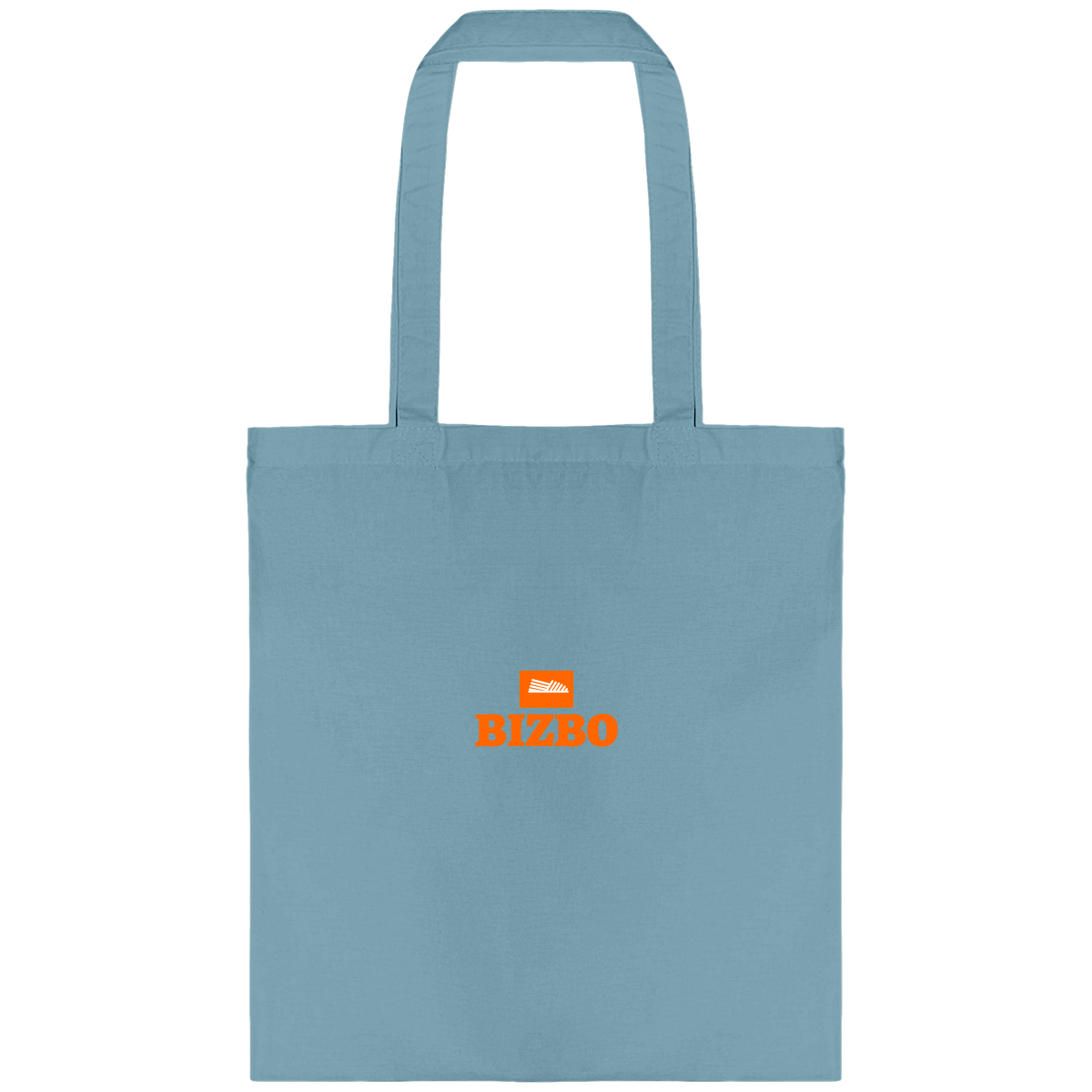 tote bag en coton avec logo orange