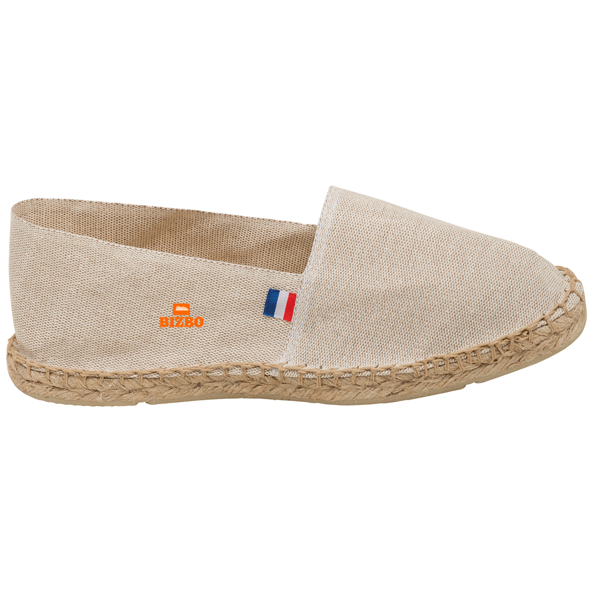 espadrille made in France avec logo orange