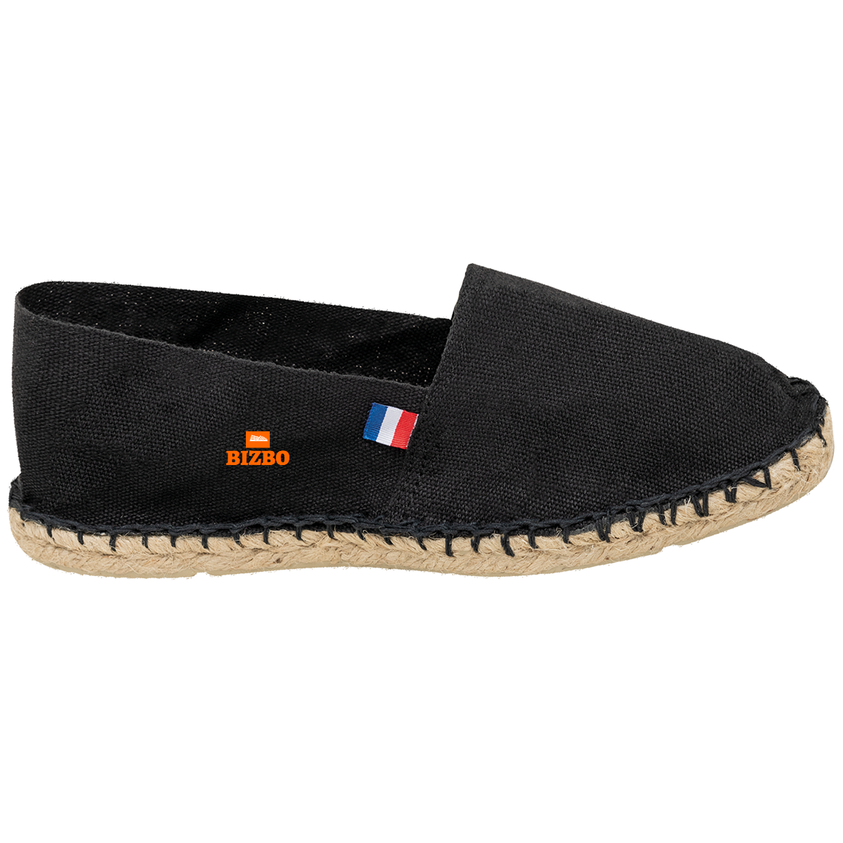 espadrille made in France avec logo orange