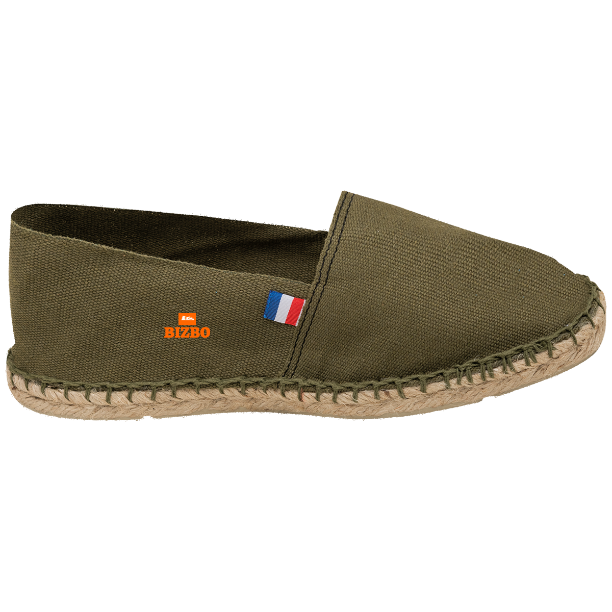 espadrille made in France avec logo orange