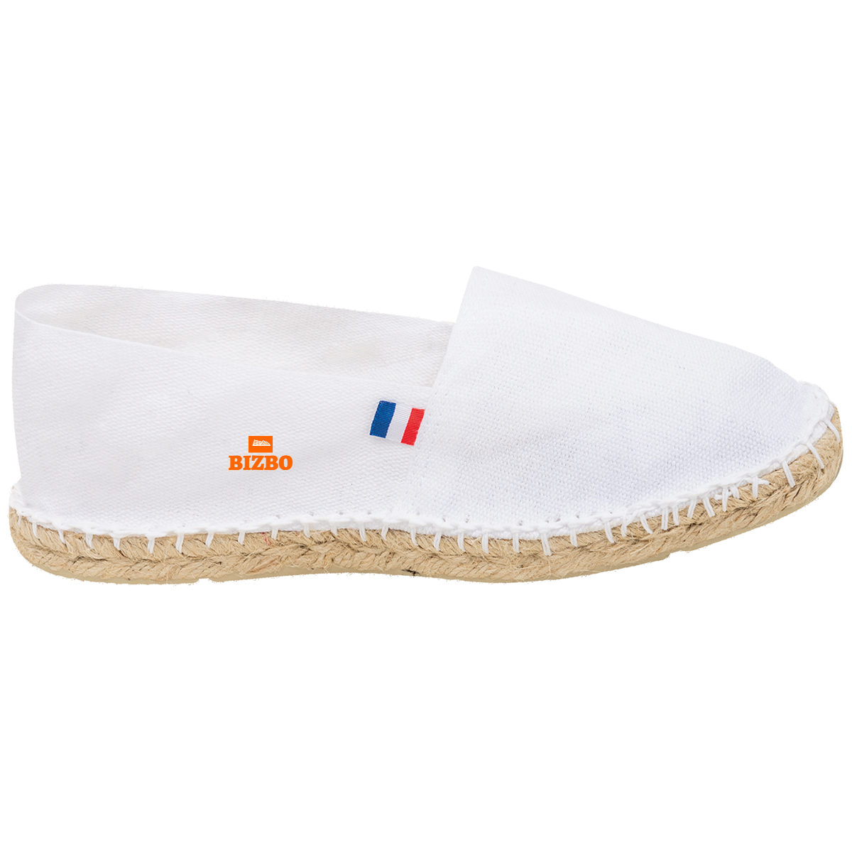 espadrille made in France avec logo orange