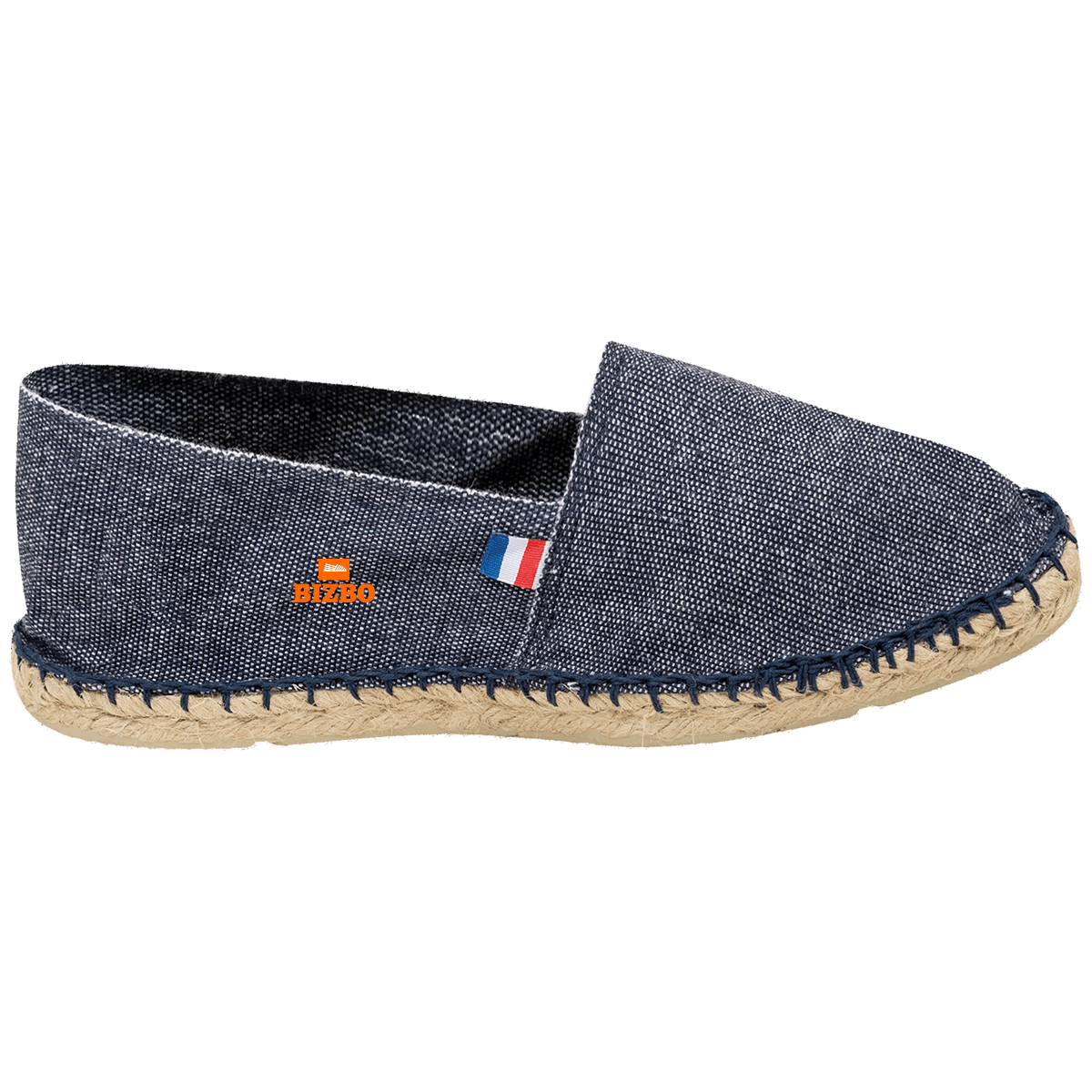 espadrille made in France avec logo orange