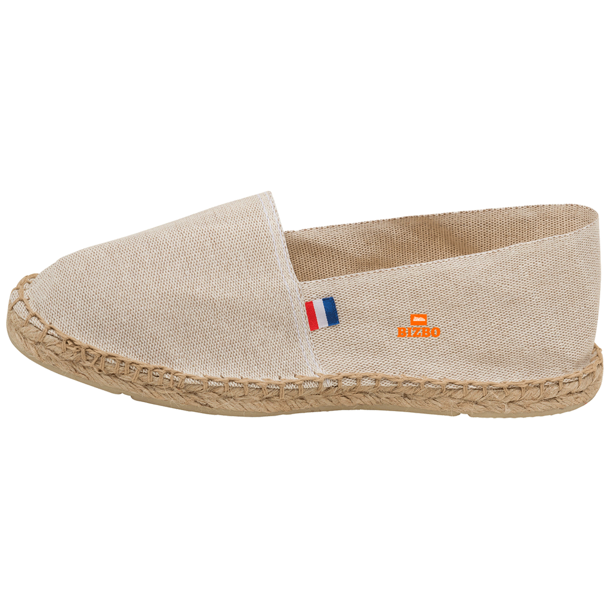 espadrille made in France avec logo orange