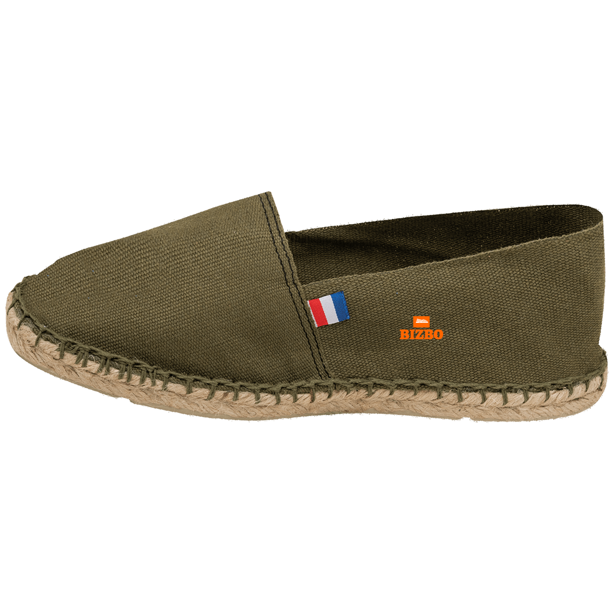 espadrille made in France avec logo orange