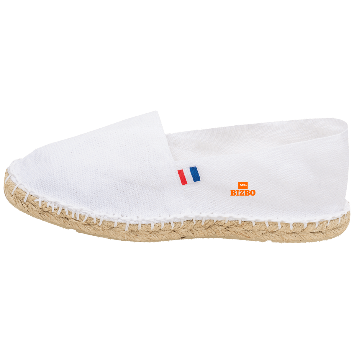 espadrille made in France avec logo orange