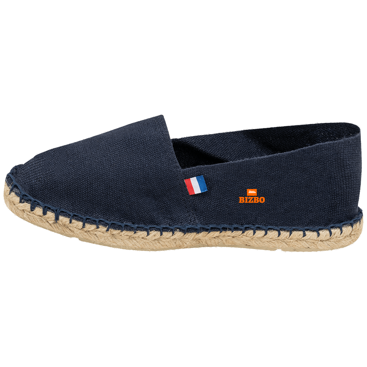 espadrille made in France avec logo orange
