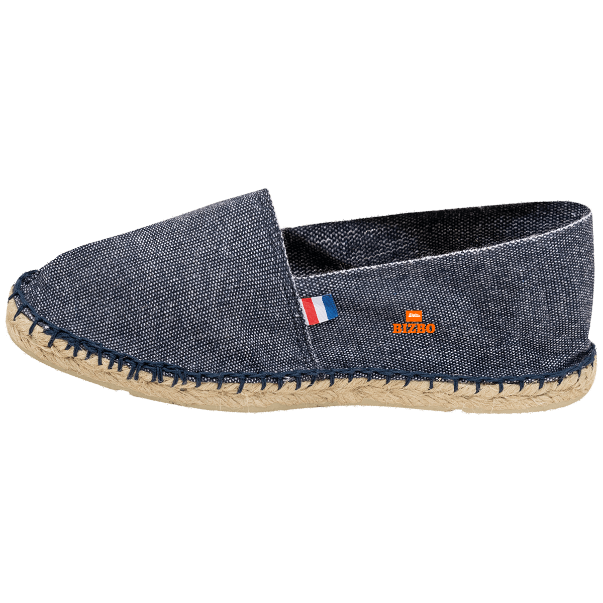 espadrille made in France avec logo orange