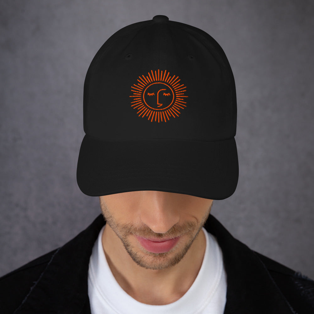 casquette baseball 100% coton avec logo brodé à l'avant et arrière