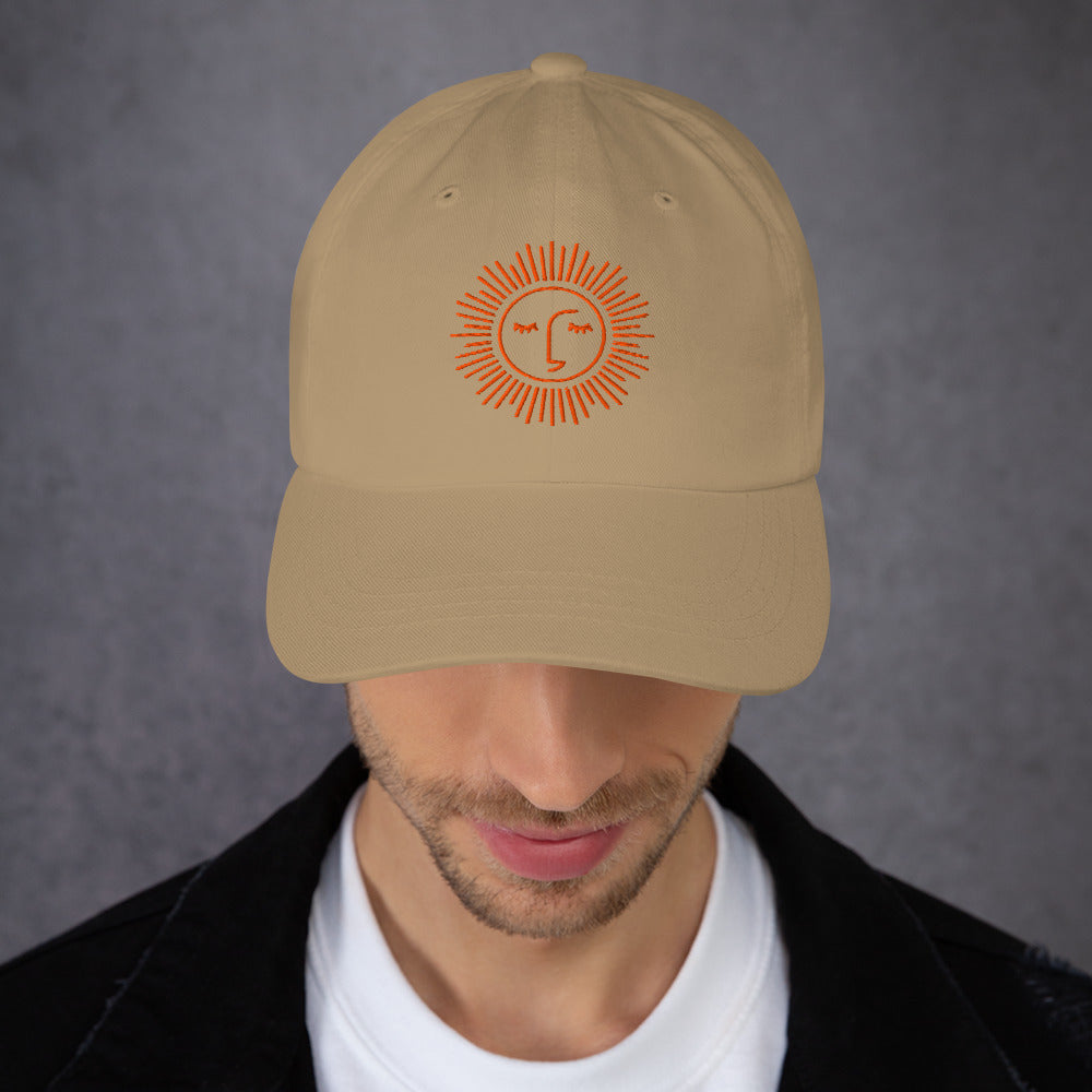 casquette baseball 100% coton avec logo brodé à l'avant et arrière