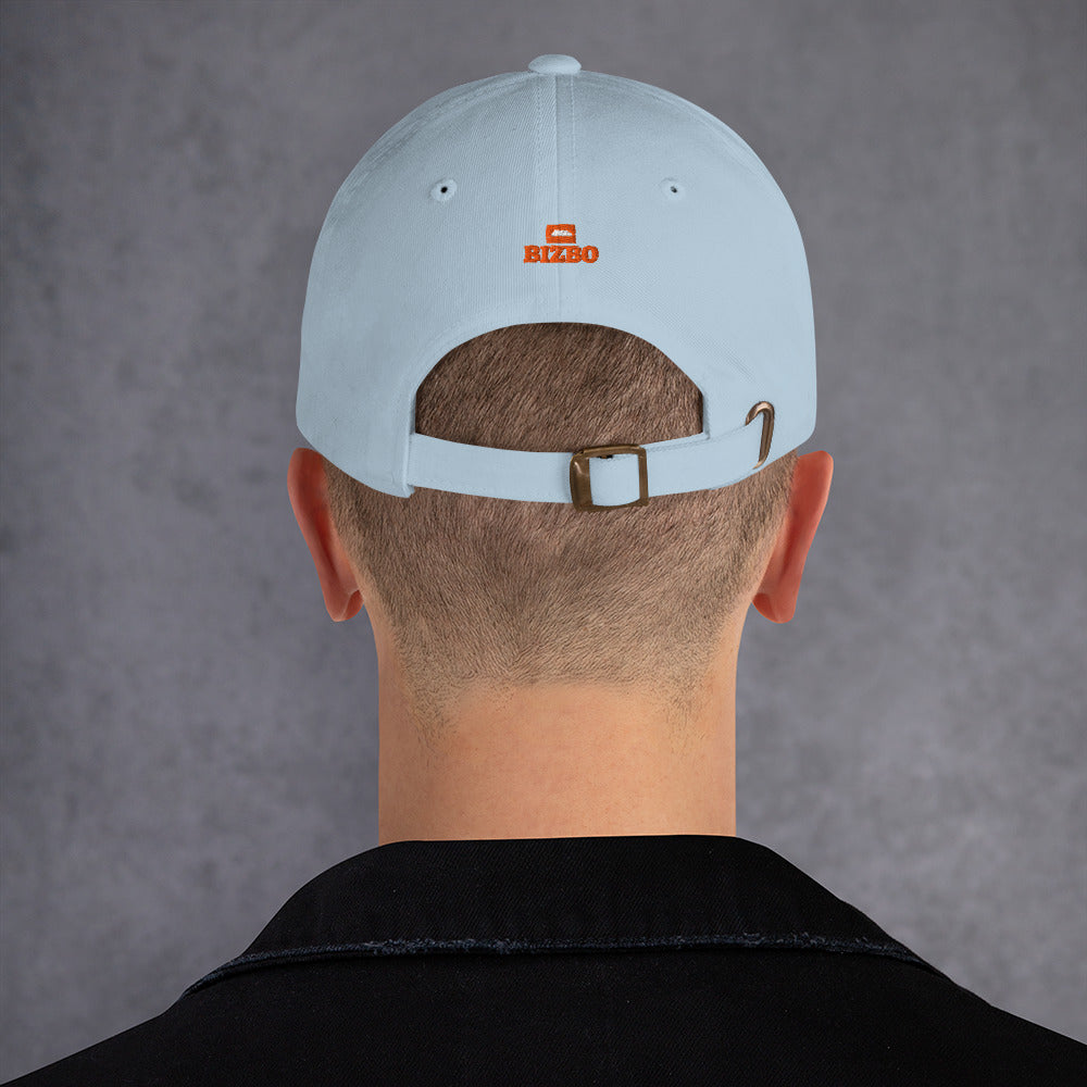casquette baseball 100% coton avec logo brodé à l'avant et arrière