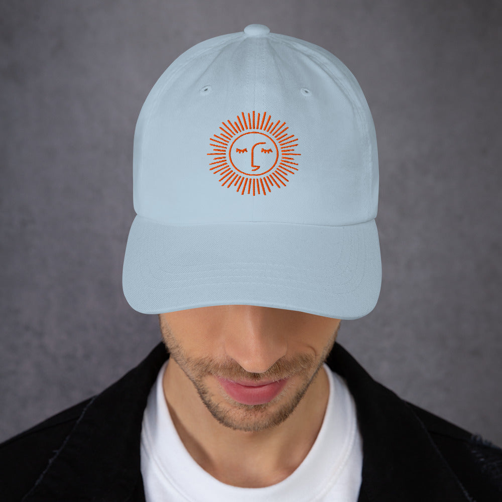 casquette baseball 100% coton avec logo brodé à l'avant et arrière