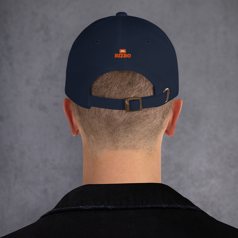 casquette baseball 100% coton avec logo brodé à l'avant et arrière