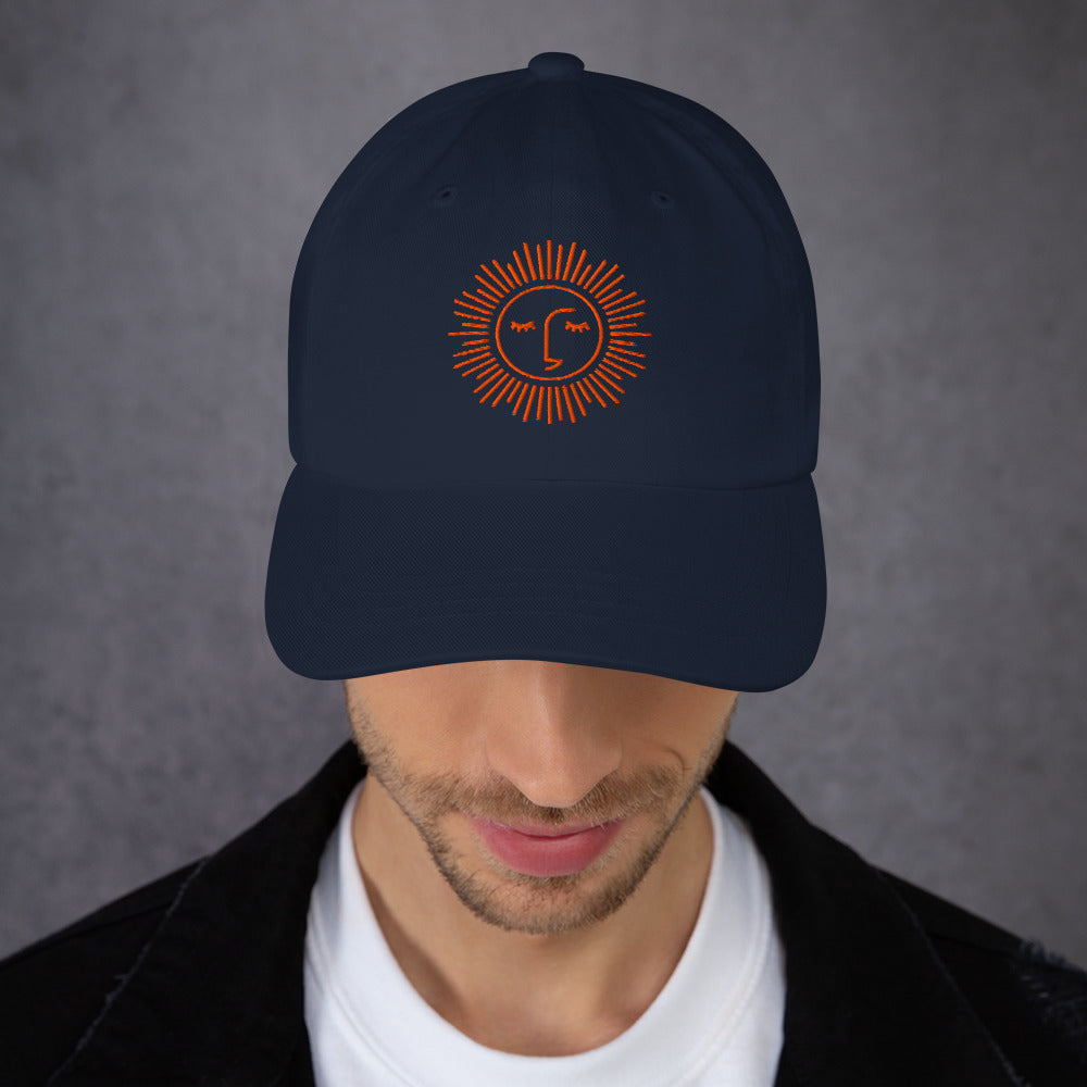 casquette baseball 100% coton avec logo brodé à l'avant et arrière