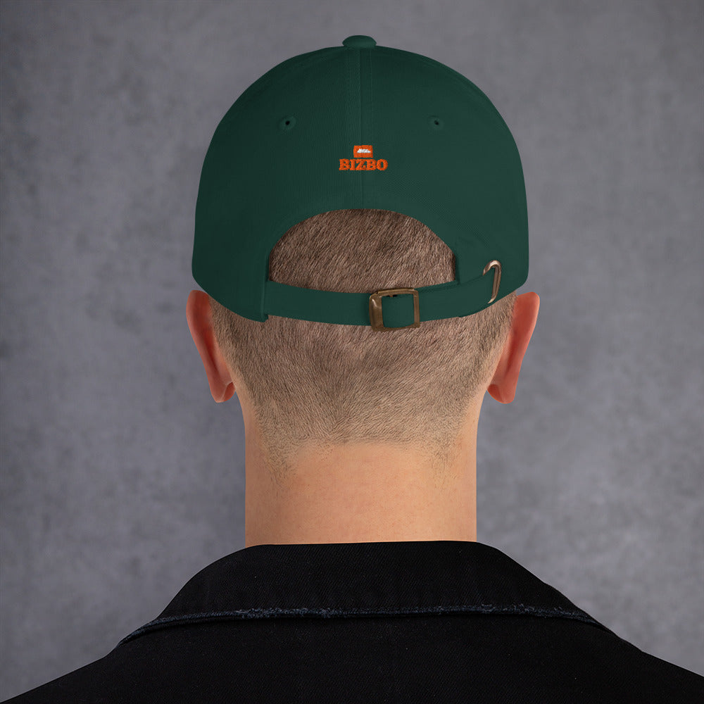 casquette baseball 100% coton avec logo brodé à l'avant et arrière