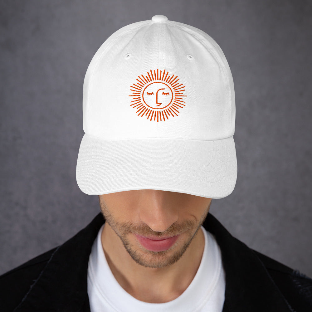 casquette baseball 100% coton avec logo brodé à l'avant et arrière