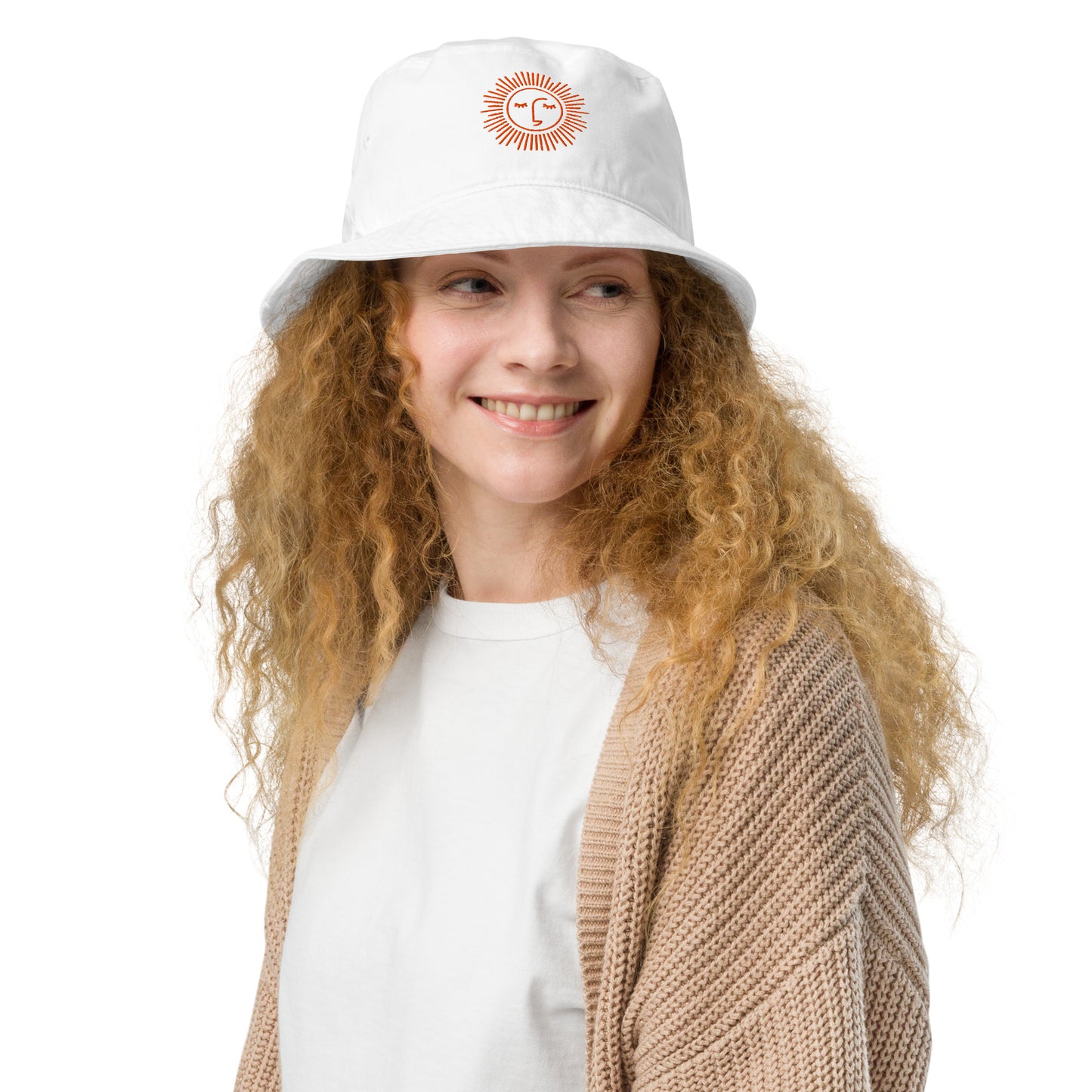 bob écologique 100% coton avec logo orange brodé