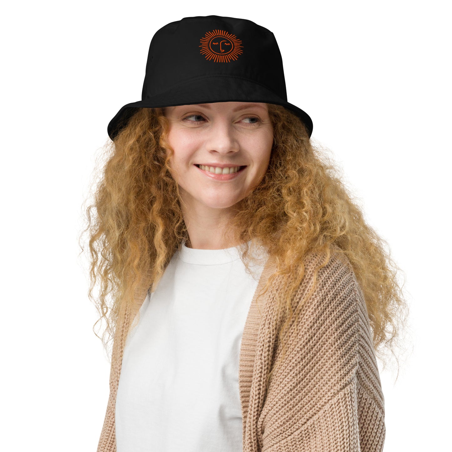 bob écologique 100% coton avec logo orange brodé