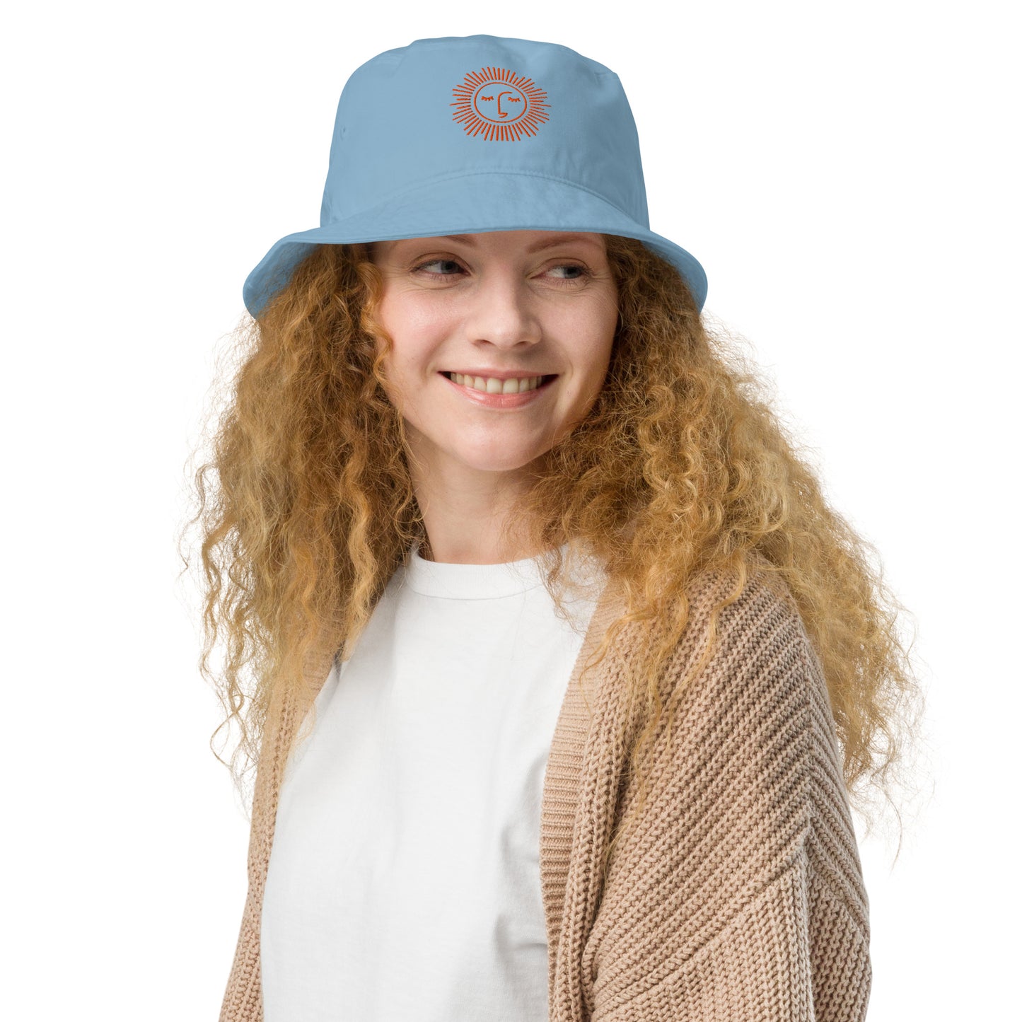 bob écologique 100% coton avec logo orange brodé