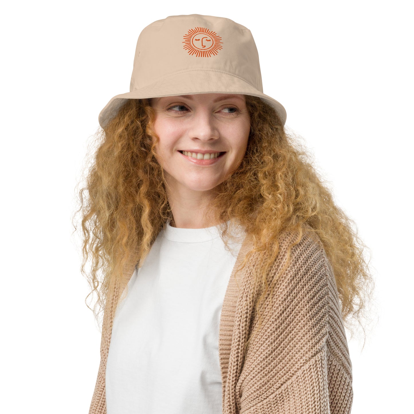 bob écologique 100% coton avec logo orange brodé