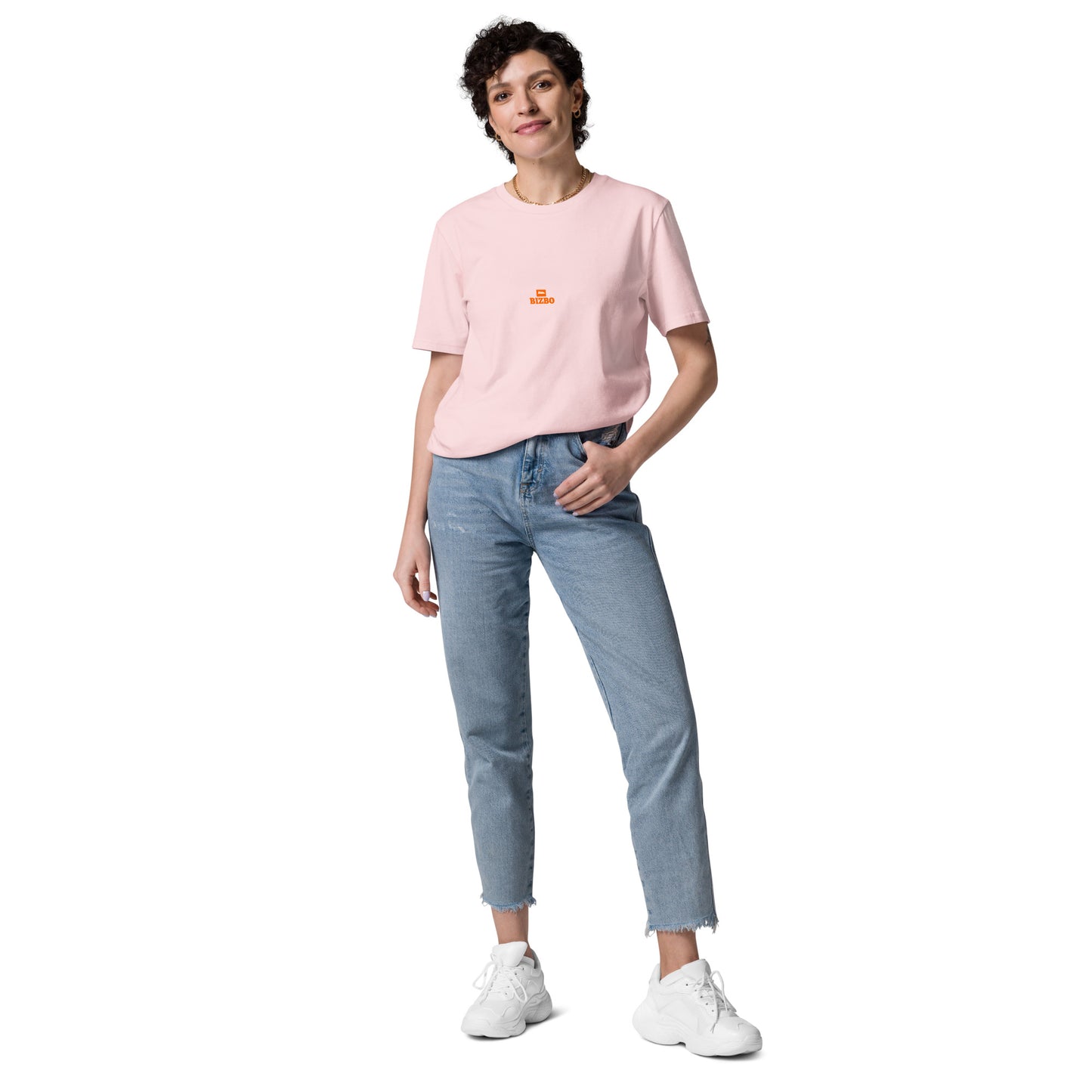 t-shirt unisexe avec nouveau logo orange 100% coton