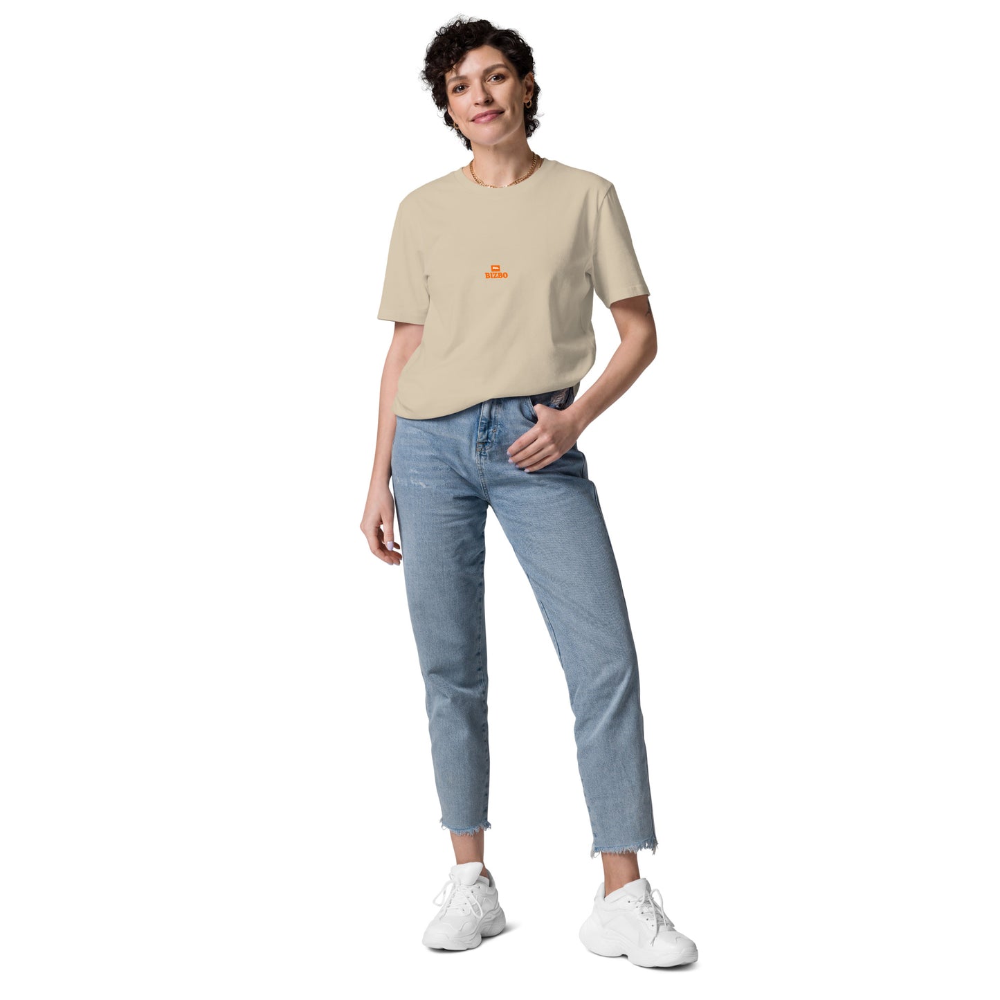 t-shirt unisexe avec nouveau logo orange 100% coton