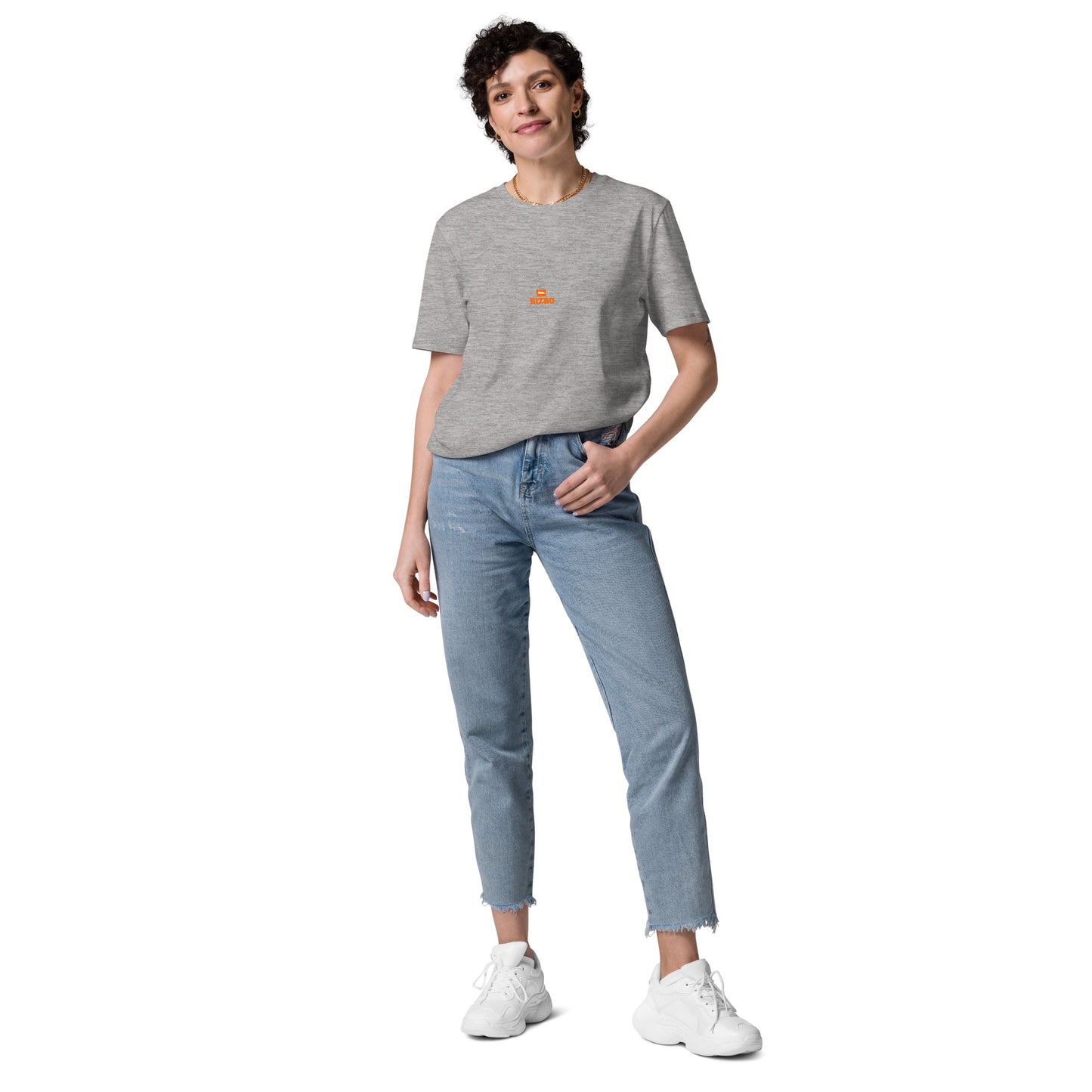 t-shirt unisexe avec nouveau logo orange 100% coton