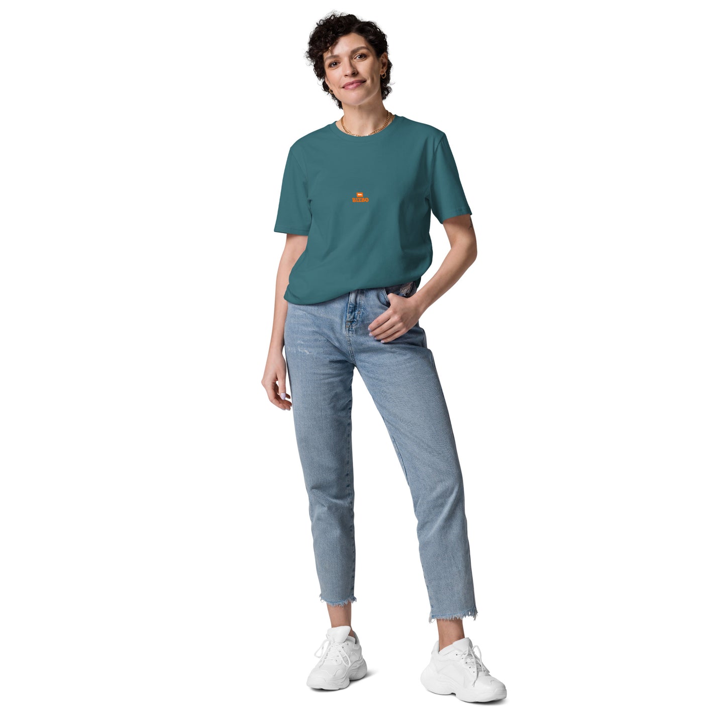 t-shirt unisexe avec nouveau logo orange 100% coton