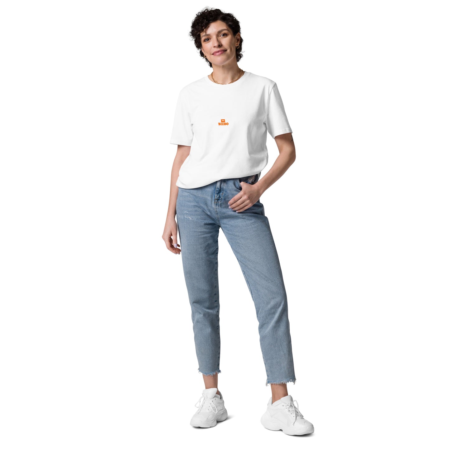 t-shirt unisexe avec nouveau logo orange 100% coton