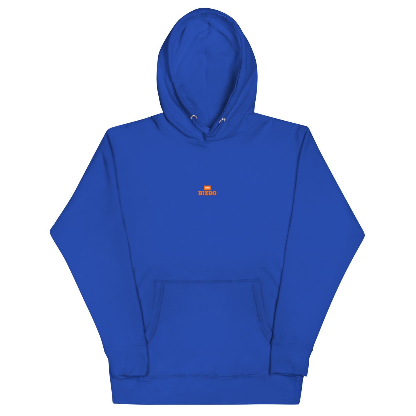 sweat à capuche unisexe logo orange 100% coton