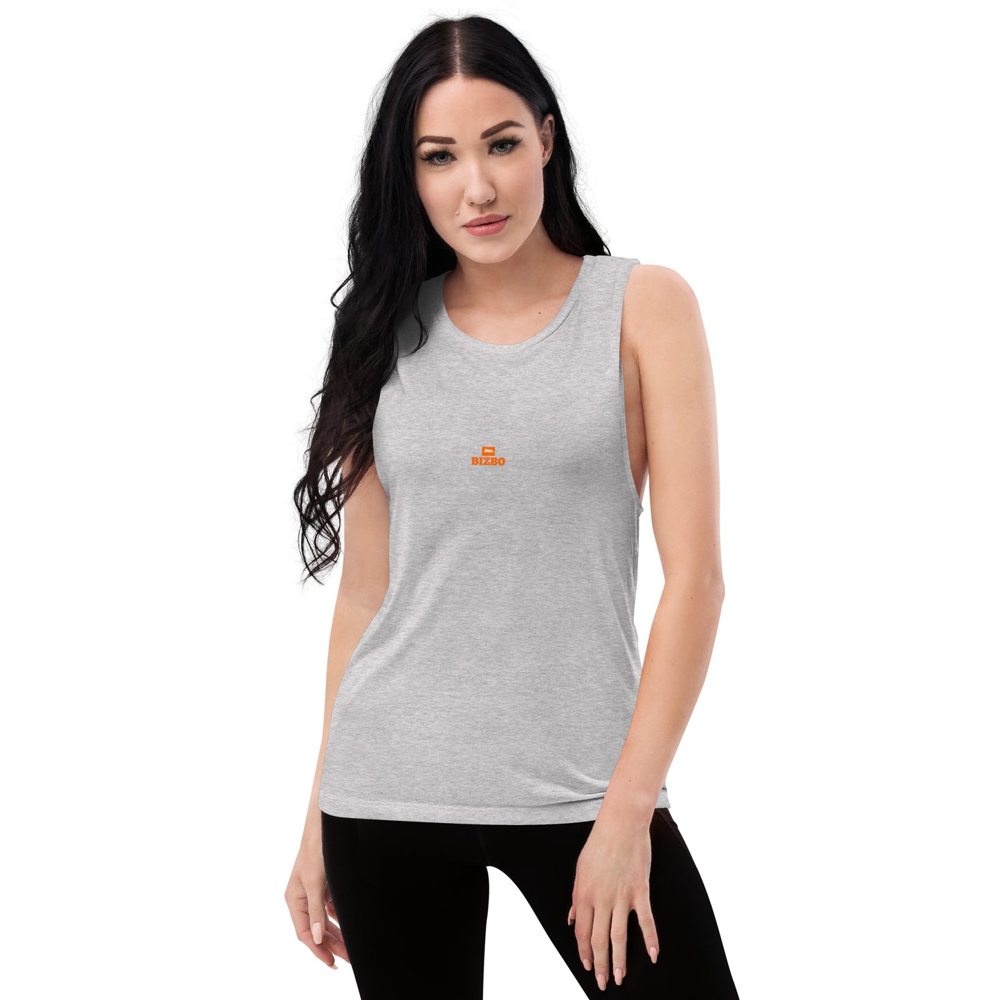 débardeur détendu femme avec logo orange