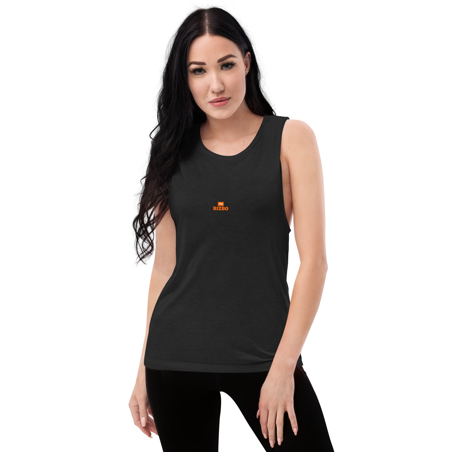 débardeur détendu femme avec logo orange