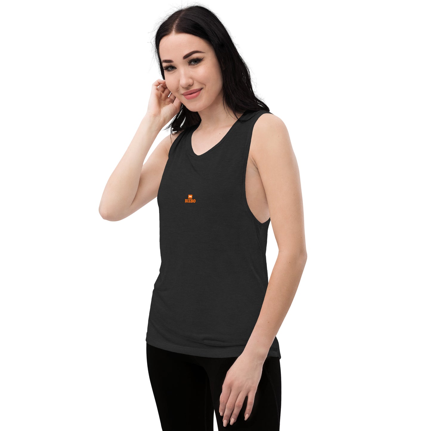 débardeur détendu femme avec logo orange