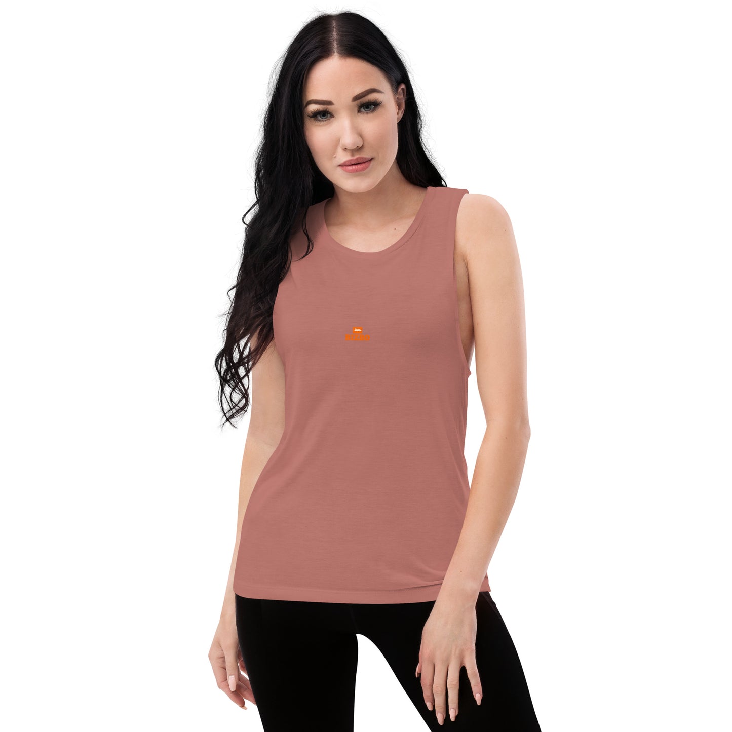 débardeur détendu femme avec logo orange