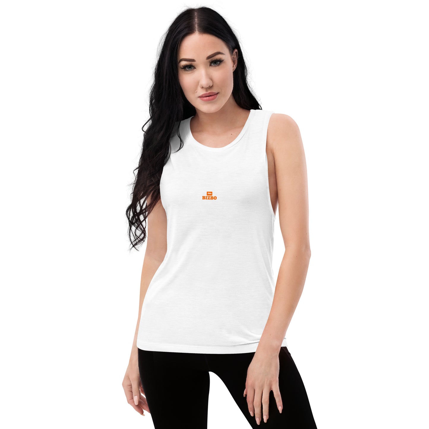 débardeur détendu femme avec logo orange