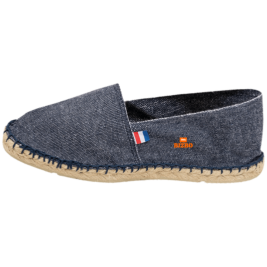 espadrille made in France avec logo orange