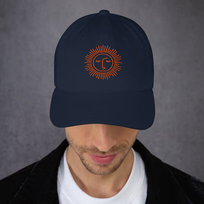 casquette baseball 100% coton avec logo brodé à l'avant et arrière