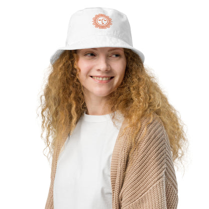 bob écologique 100% coton avec logo orange brodé