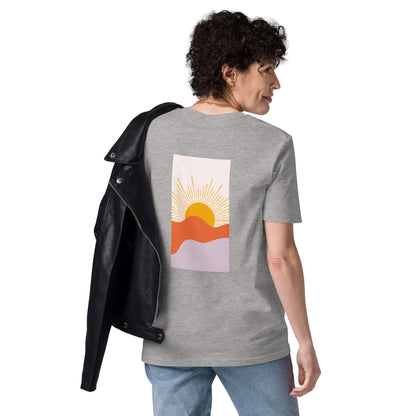 t-shirt unisexe avec nouveau logo orange 100% coton