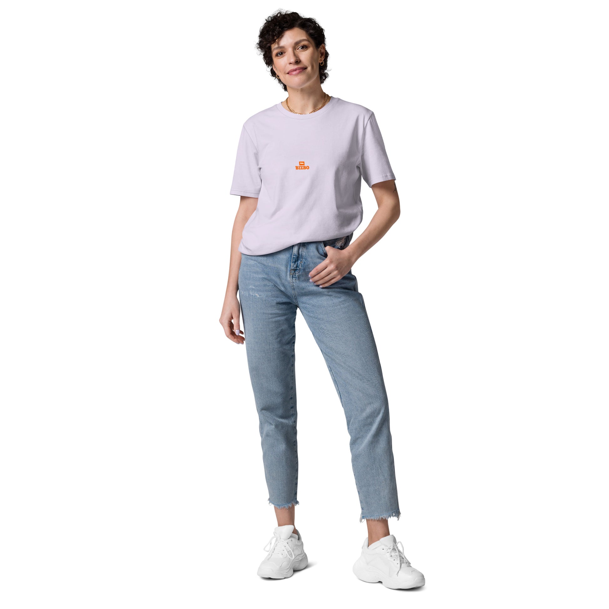 t-shirt unisexe avec nouveau logo orange 100% coton