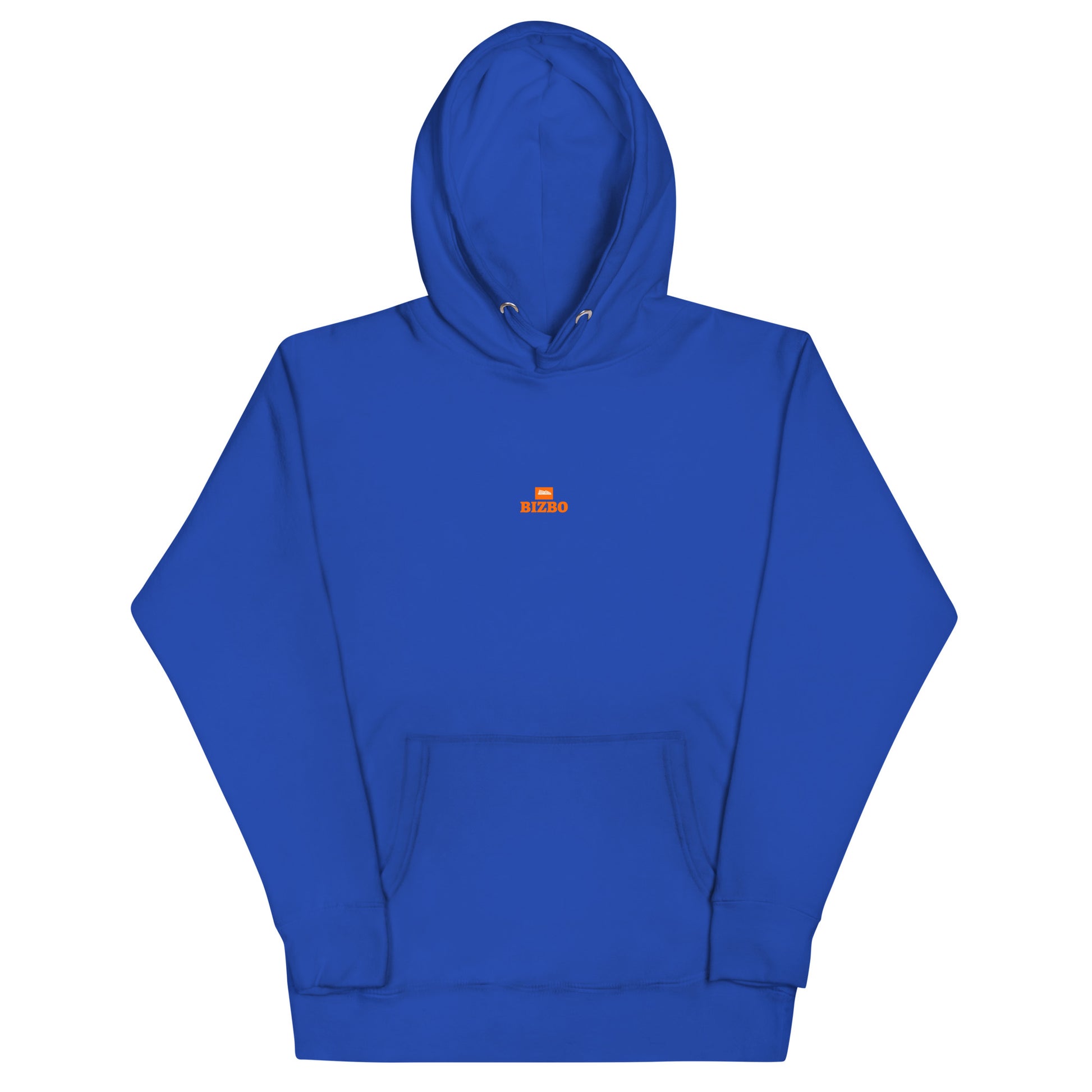 sweat à capuche unisexe logo orange 100% coton